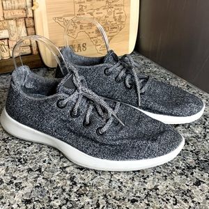 allbirds Mens Black Wool Runners Sneakers Size 10
